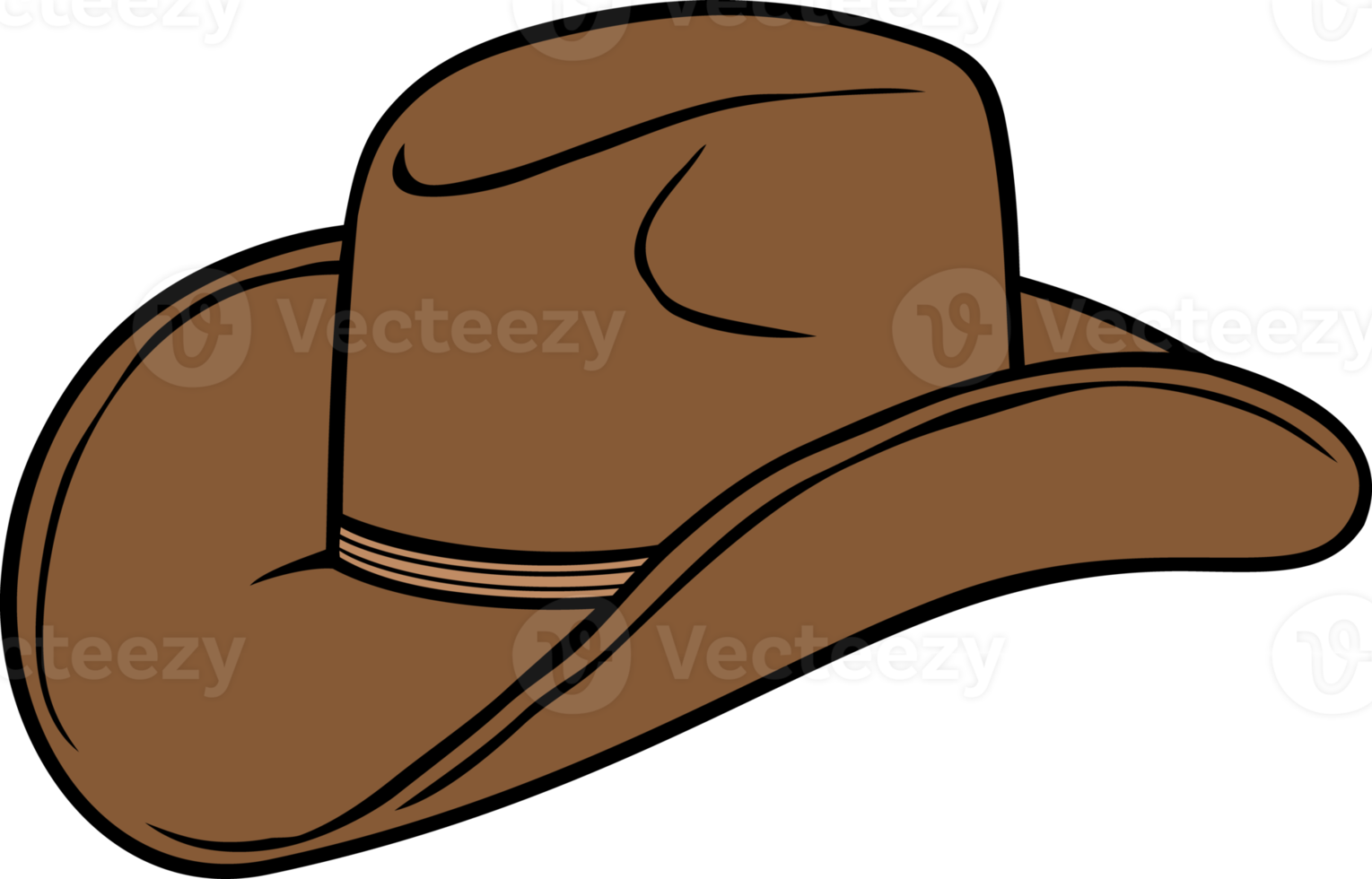 chapéu de cowboy png ilustração