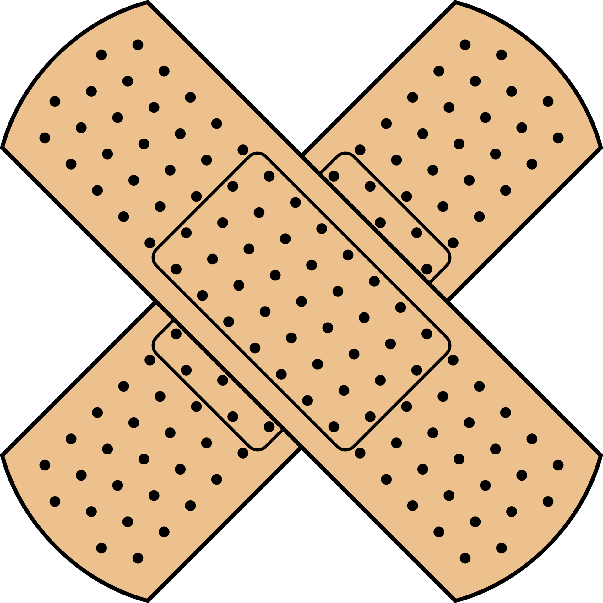 Crossed adhesive bandage png illustration 8513371 PNG