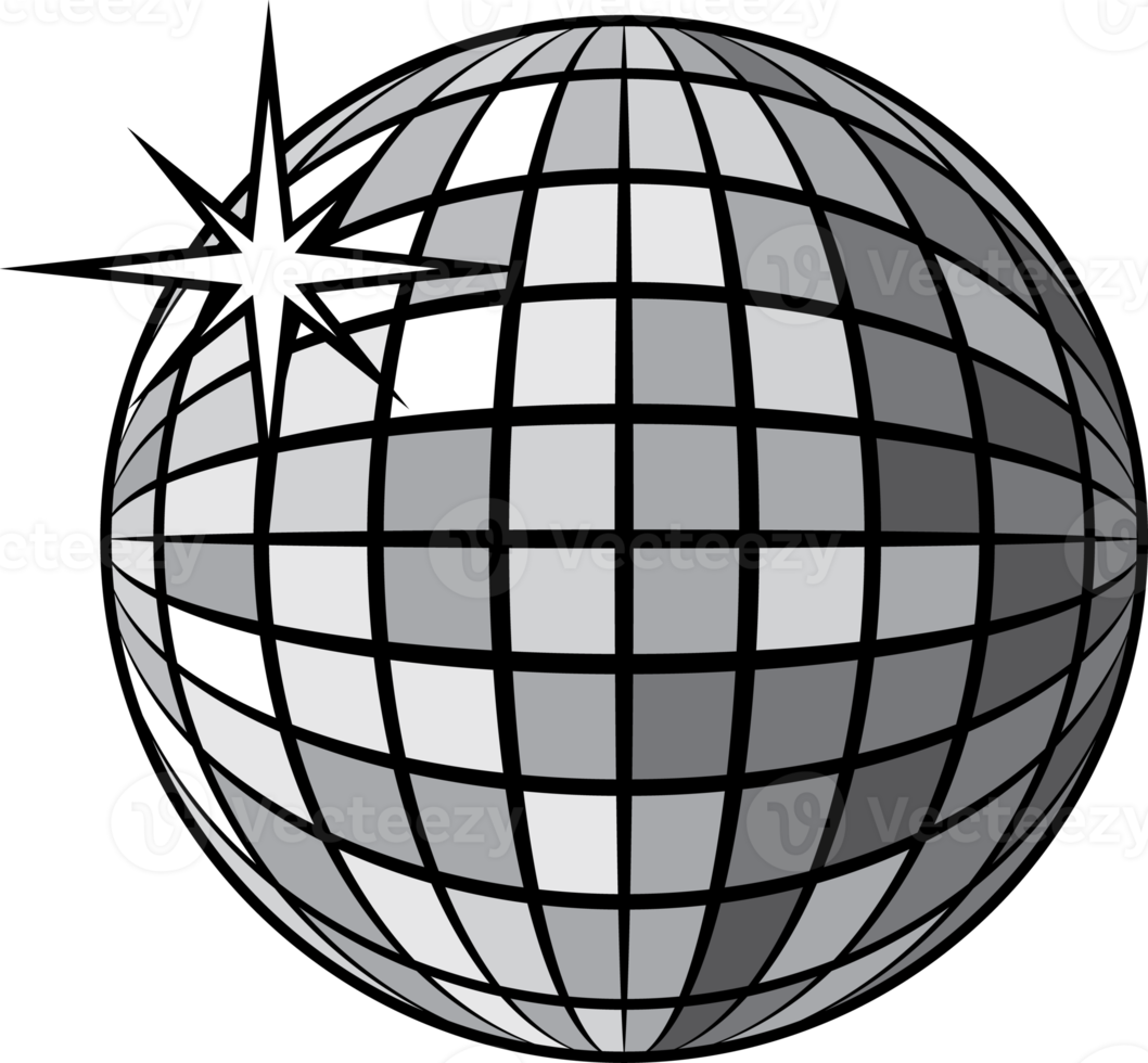 Disco ball png illustration