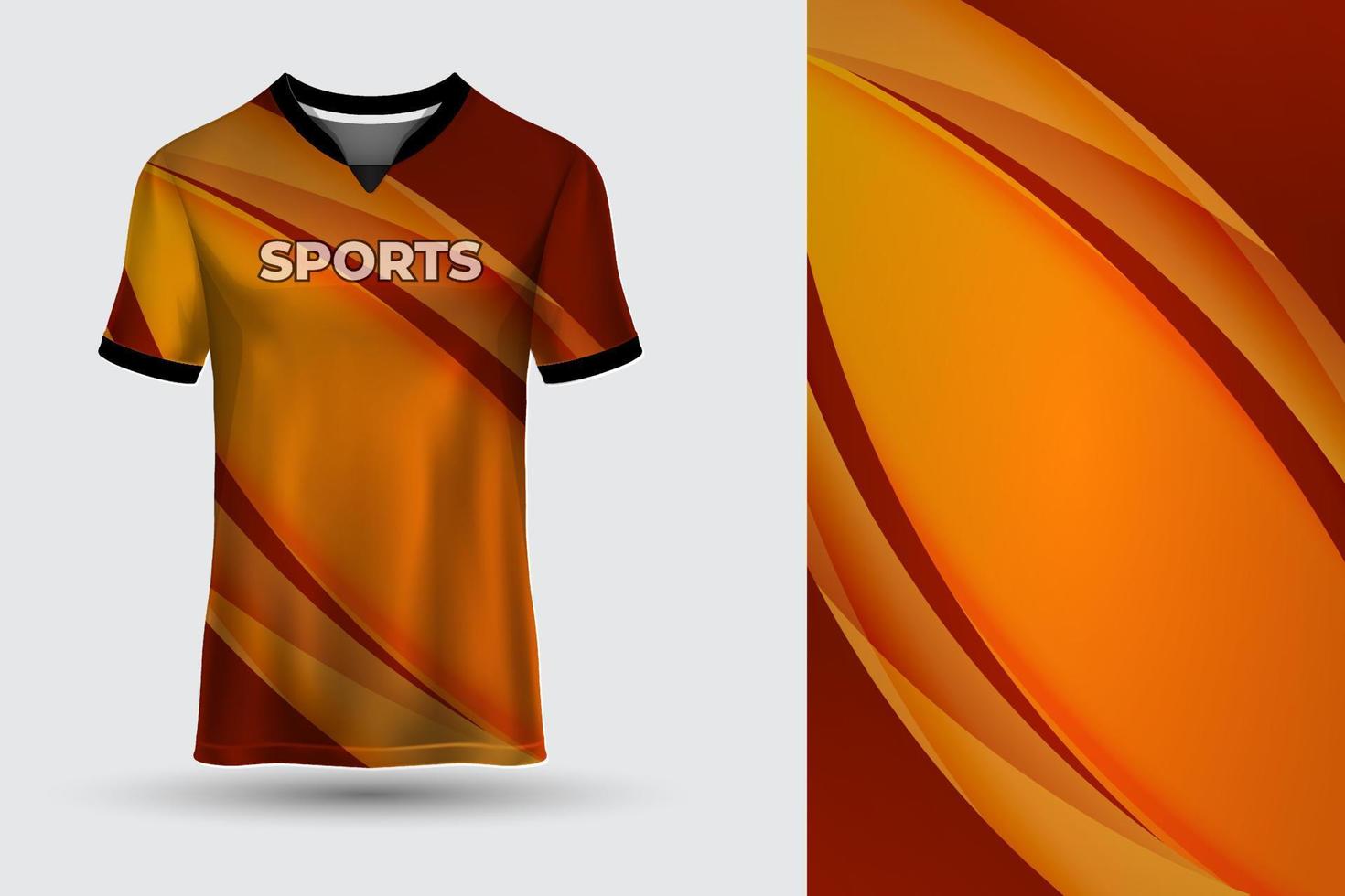 nuevo diseño de ilustración de vector de jersey deportivo