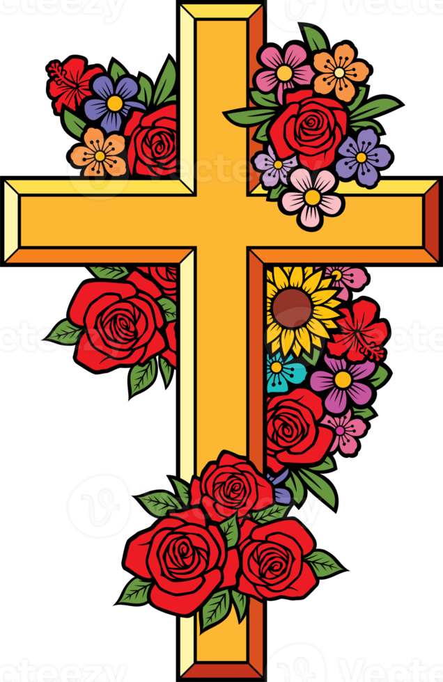 blomma kors färg png illustration