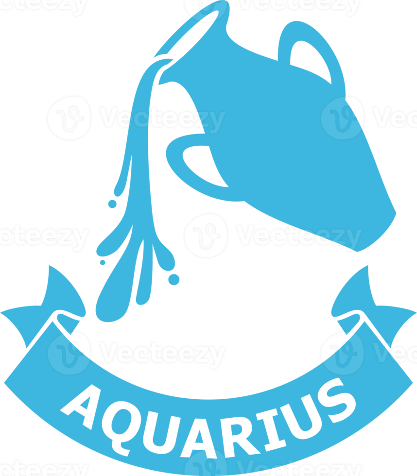 Aquarius  zodiac sign - horoscope icon png