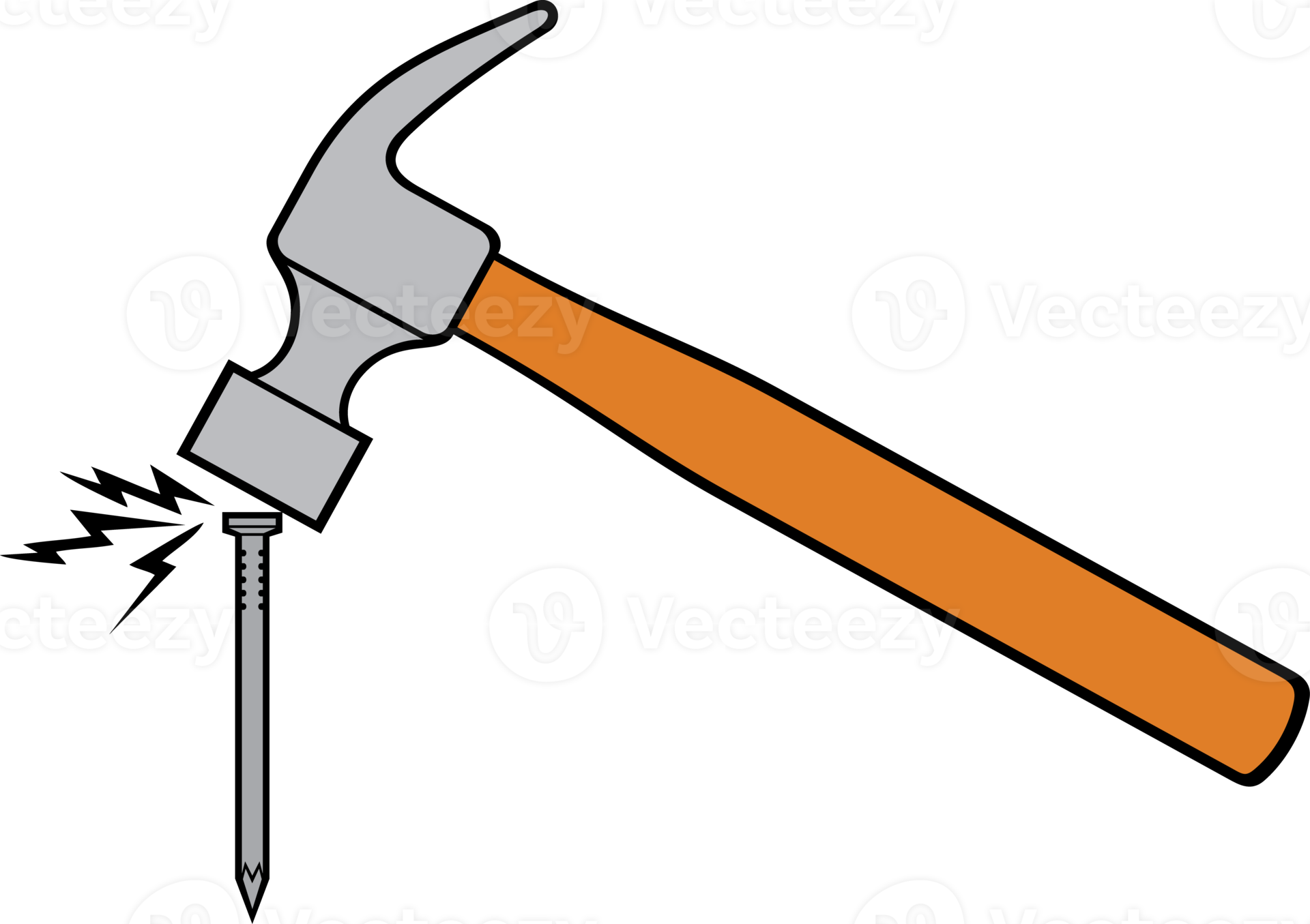 Hammer and nail png illustration 8513533 PNG