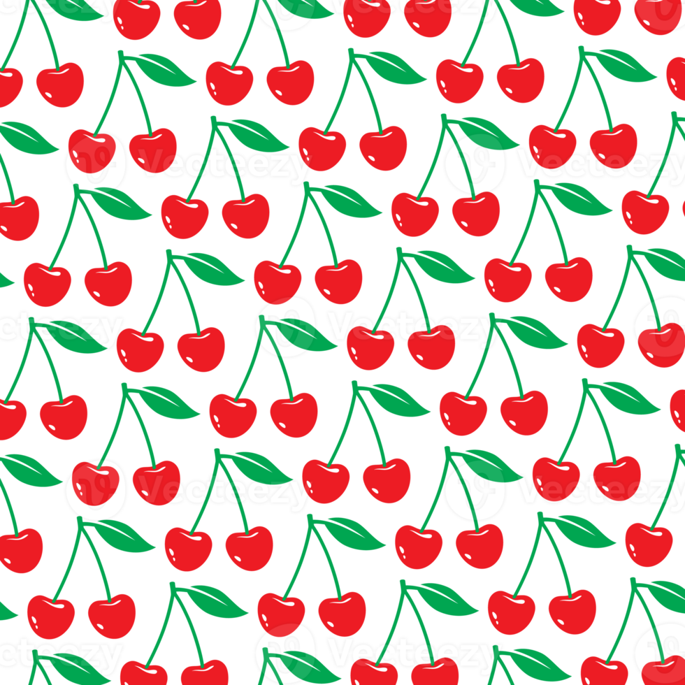 Background pattern with cherry png