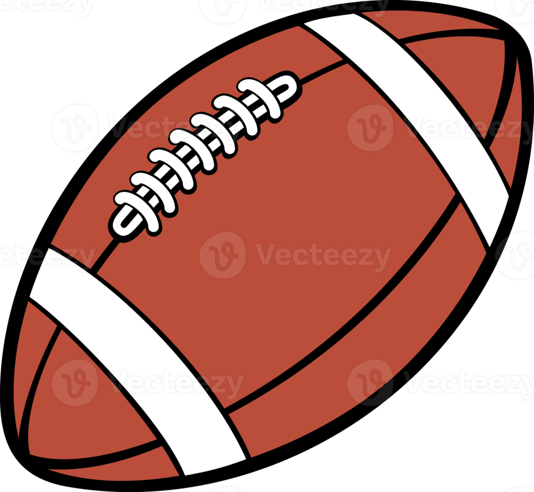 Amerikaanse voetbalbal png-illustratie png