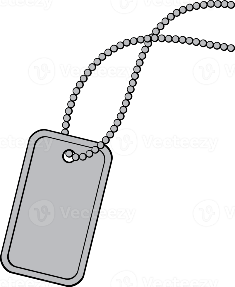 leeres Typenschild aus Metall png