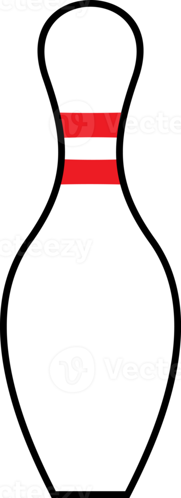 illustrazione png di bowling pin