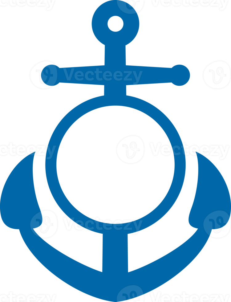 illustration png d'ancre - conception de monogramme