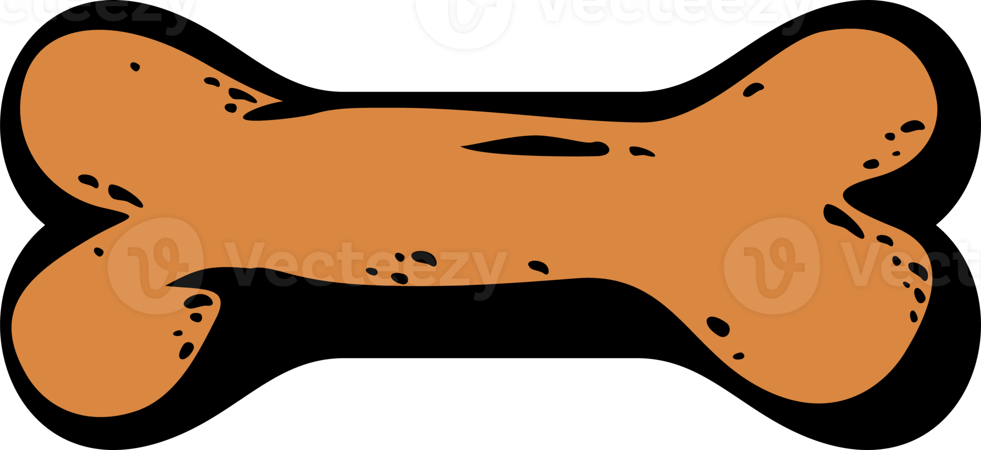 hueso de perro png ilustración