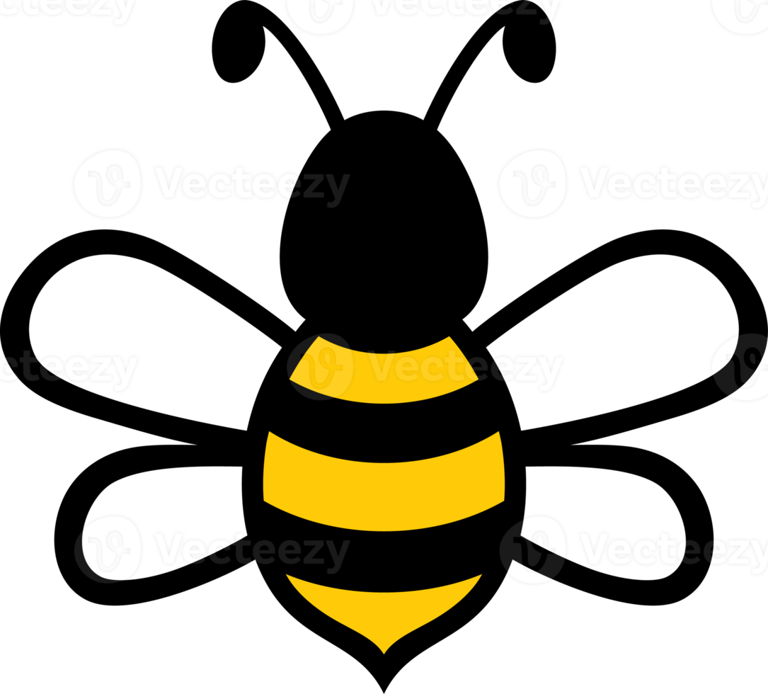 Bee insect color png illustration