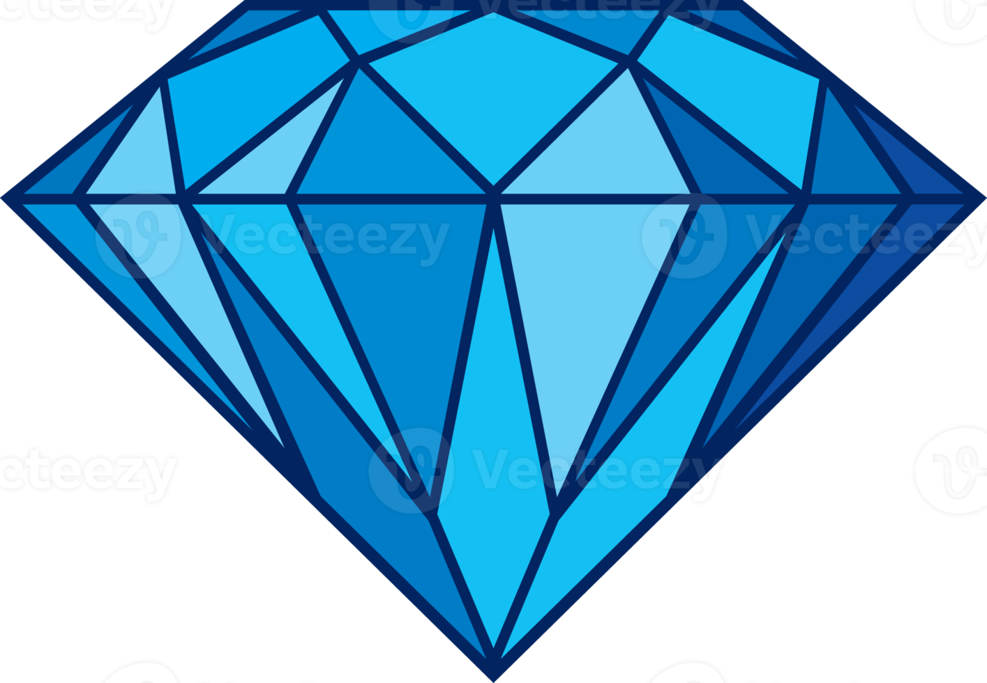 illustrazione png diamante blu