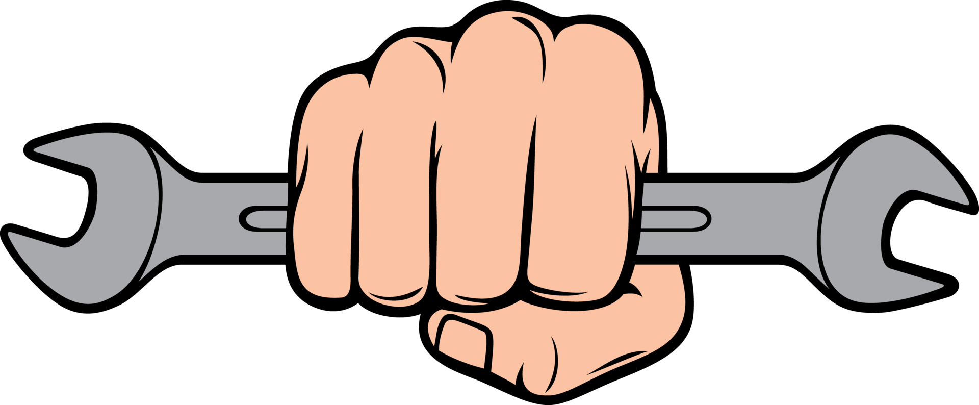 Hand holding wrench tool png illustration 8514000 PNG