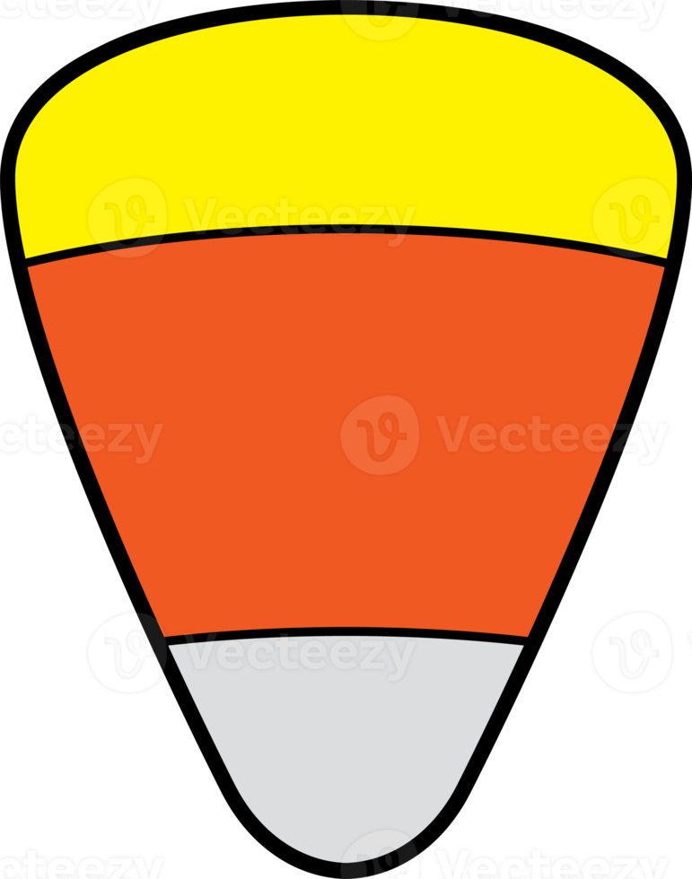 Candy corn color png illustration