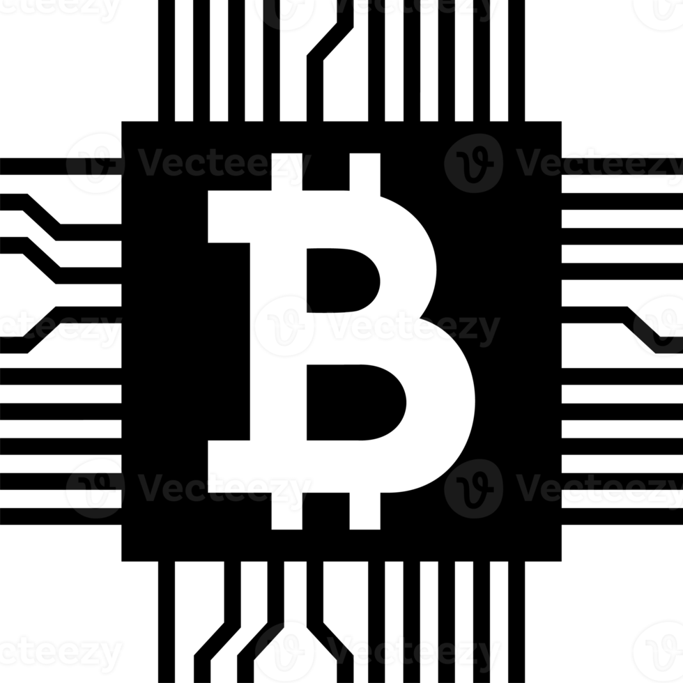 bitcoin symbol png-ikon - datormikrochip png