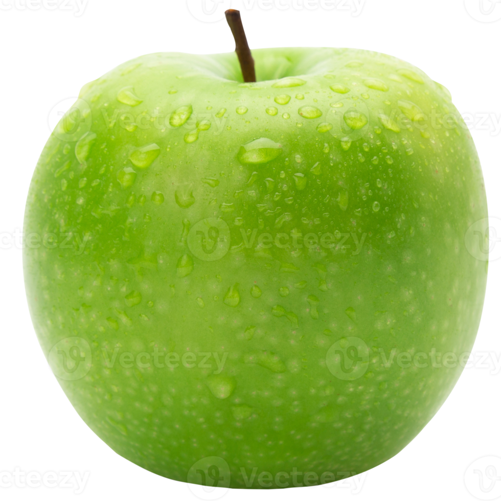 découpe de pomme verte, fichier png