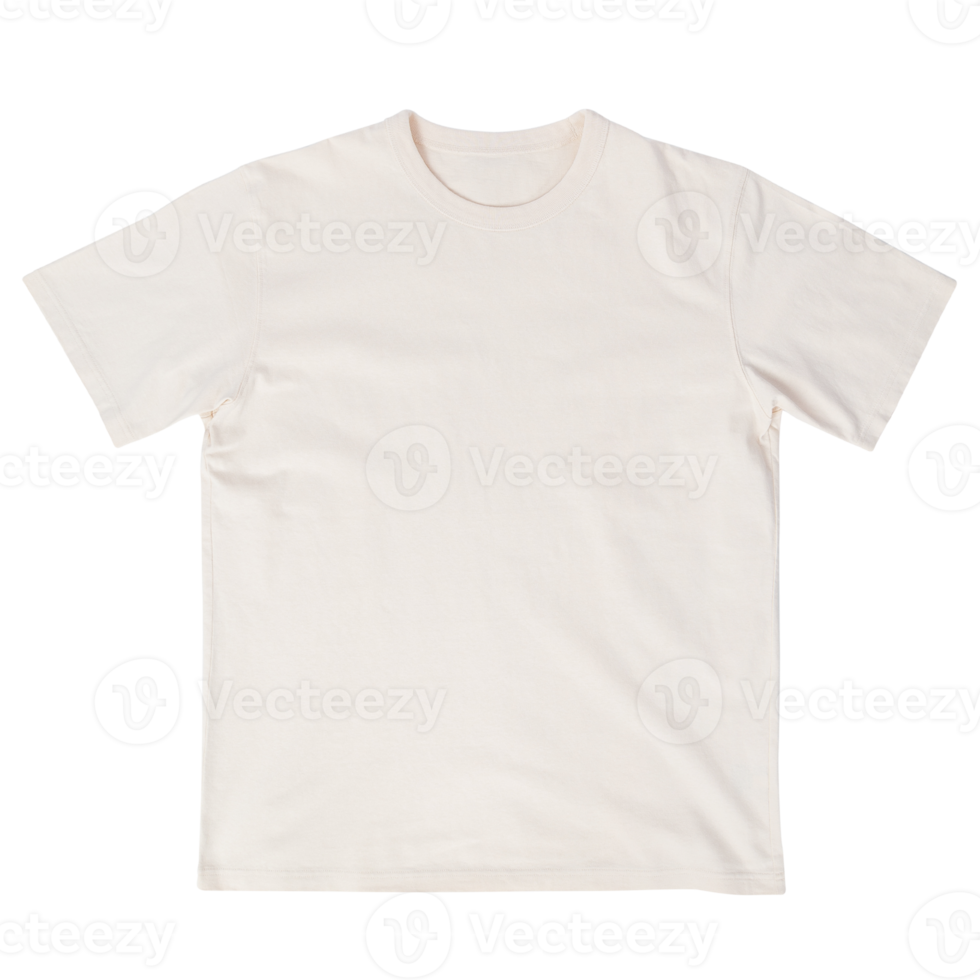 Beige t-shirt mockup png