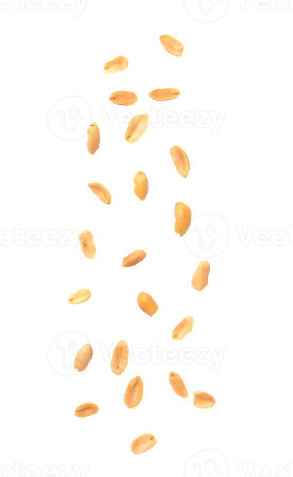Falling salt peanuts cutout, Png file