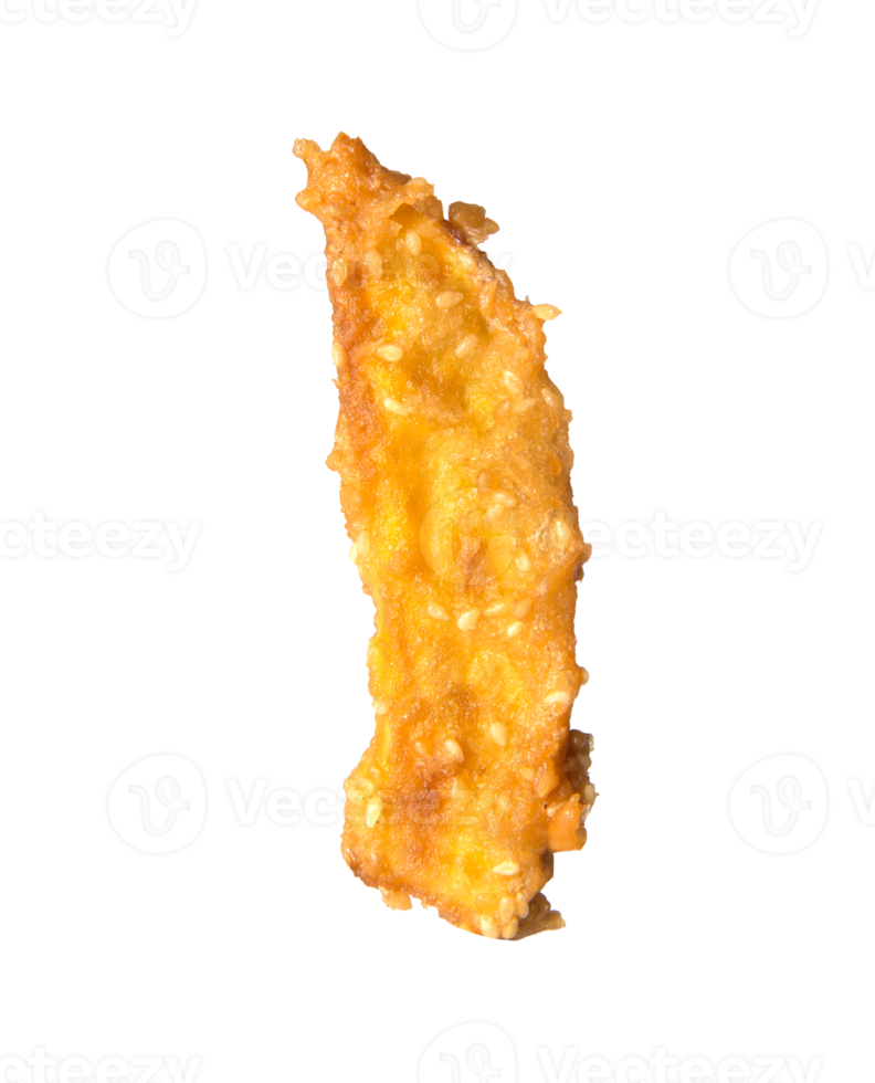 Falling fries banana cutout, Png file