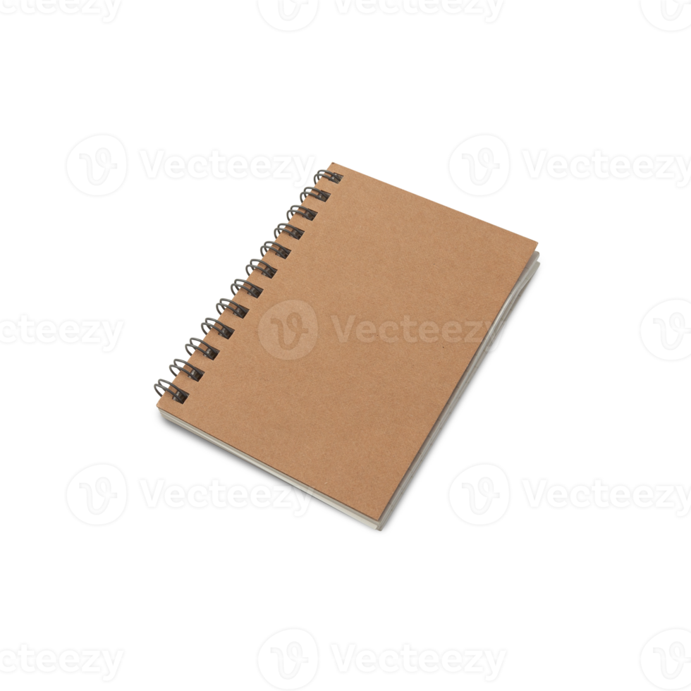 Notebook mockup, cutout png