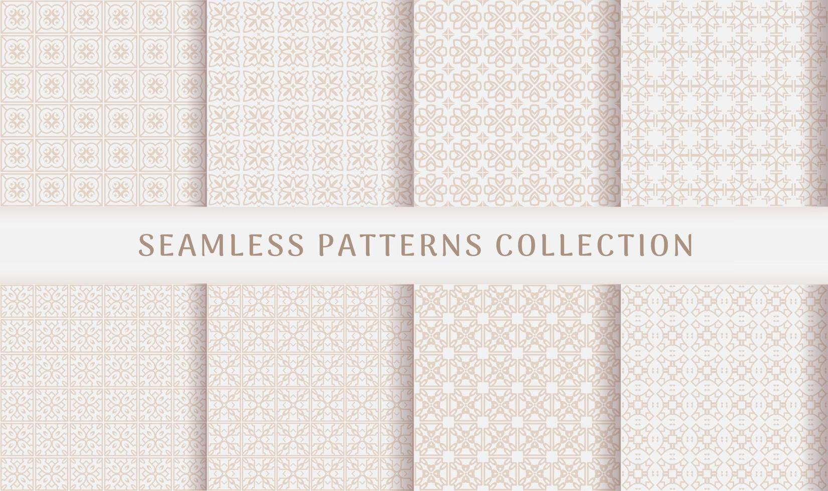 seamless pattern collection vector