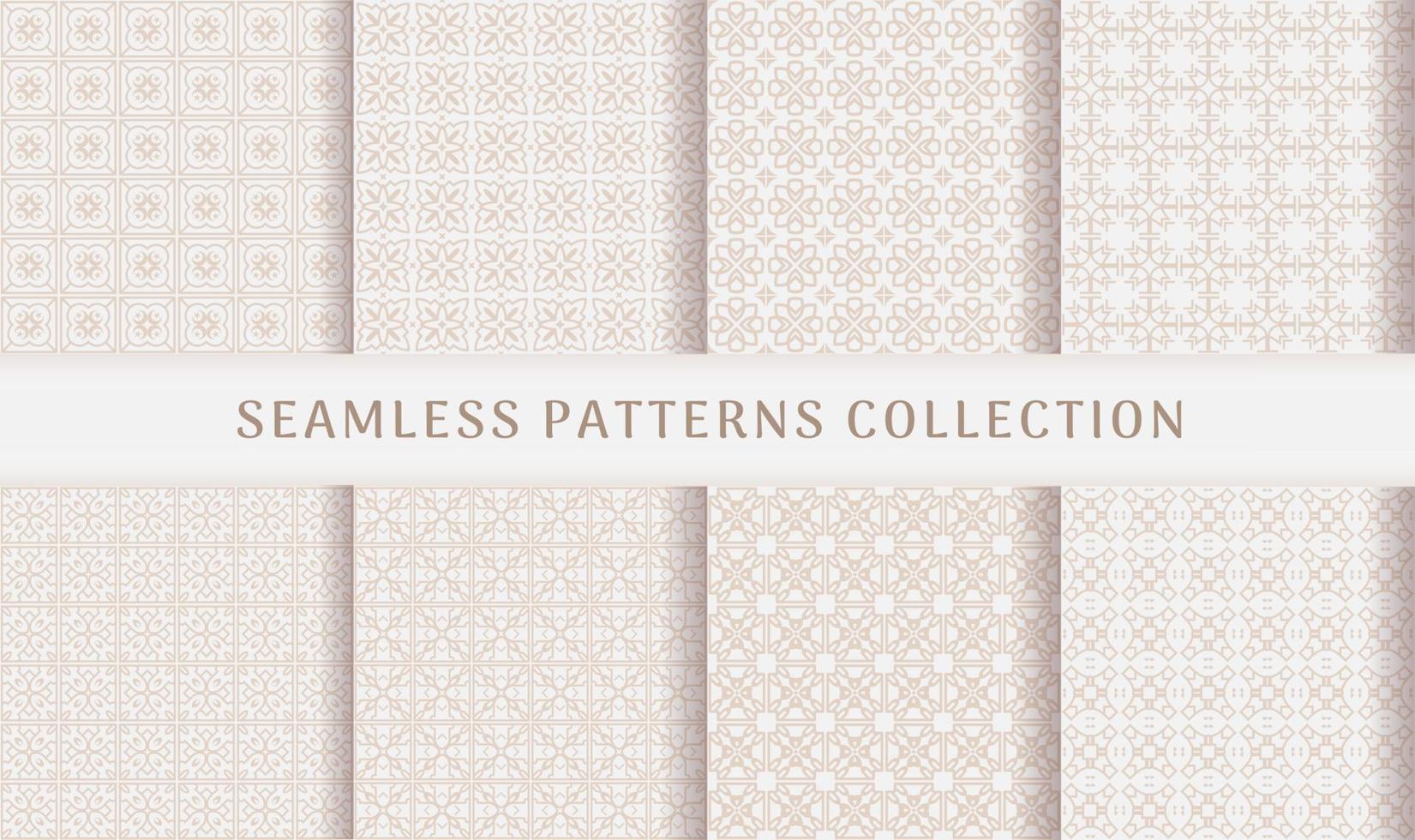 seamless pattern collection vector