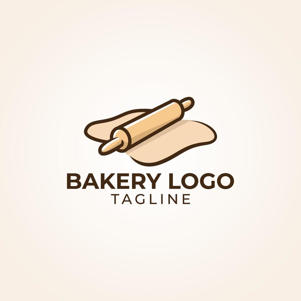 logotipo de pan de panadería vector