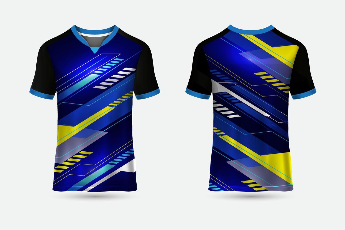 Bizarre and Extraordinary sports jersey design t-shirts suitable for racing, soccer, gaming, motocross, gaming, cycling vector