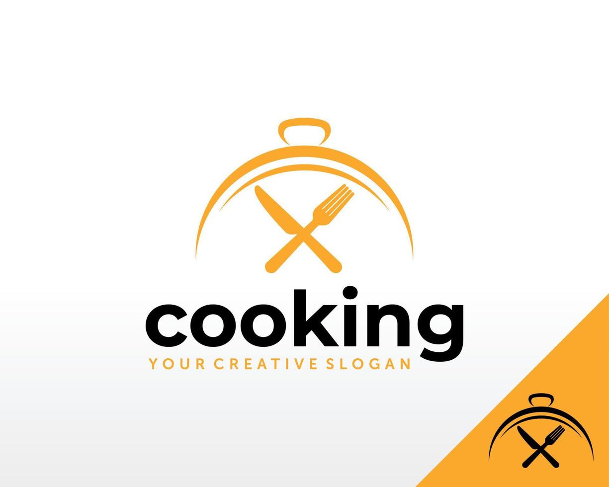 diseño de logotipo de comida. vector de diseño de logotipo de restaurante