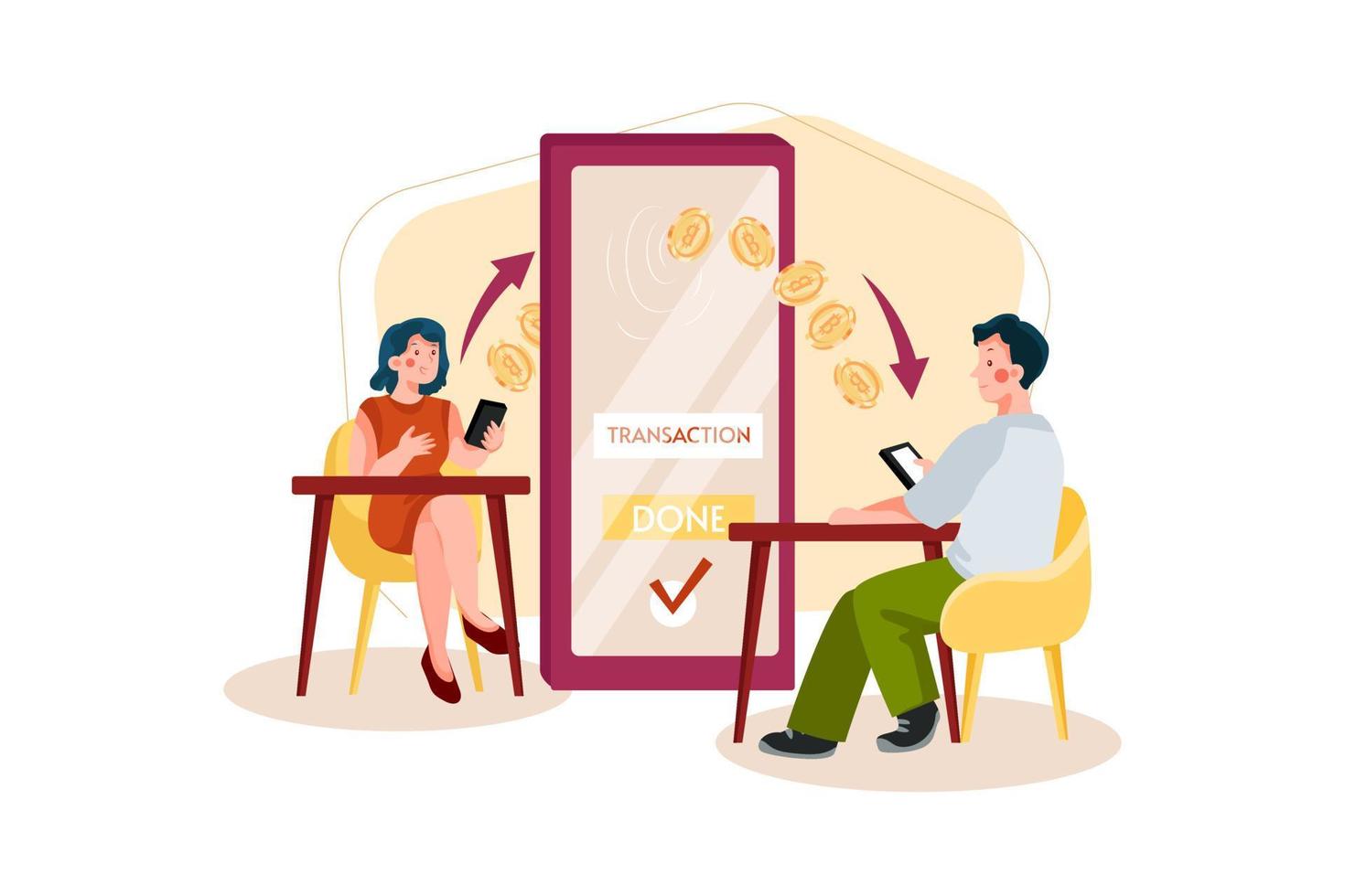 Blockchain Platform - Transaction Per Seconds vector