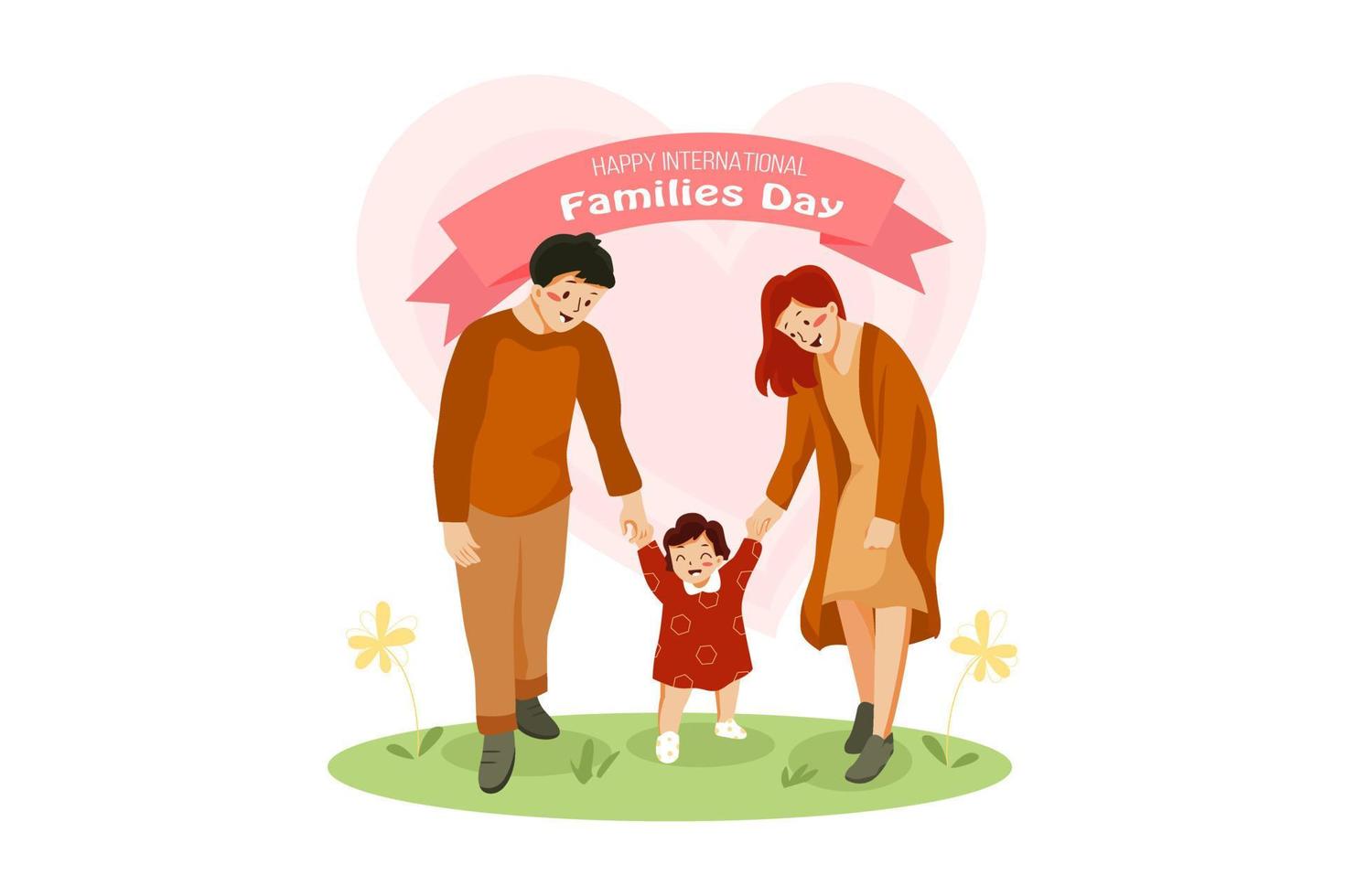 International Day of Families vector