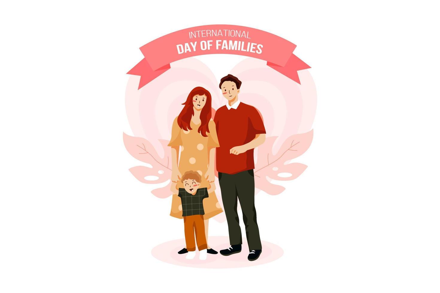 International Day of Families vector