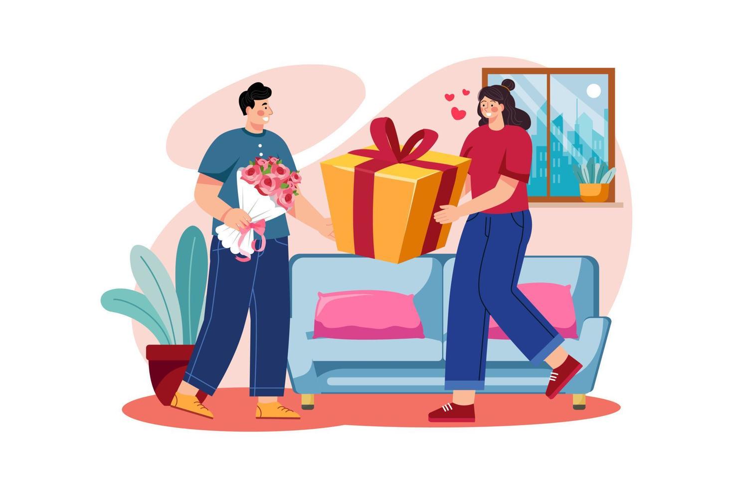 concepto de ilustración de día de mujer feliz vector