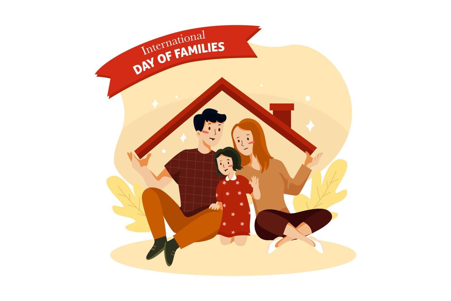 International Day of Families vector