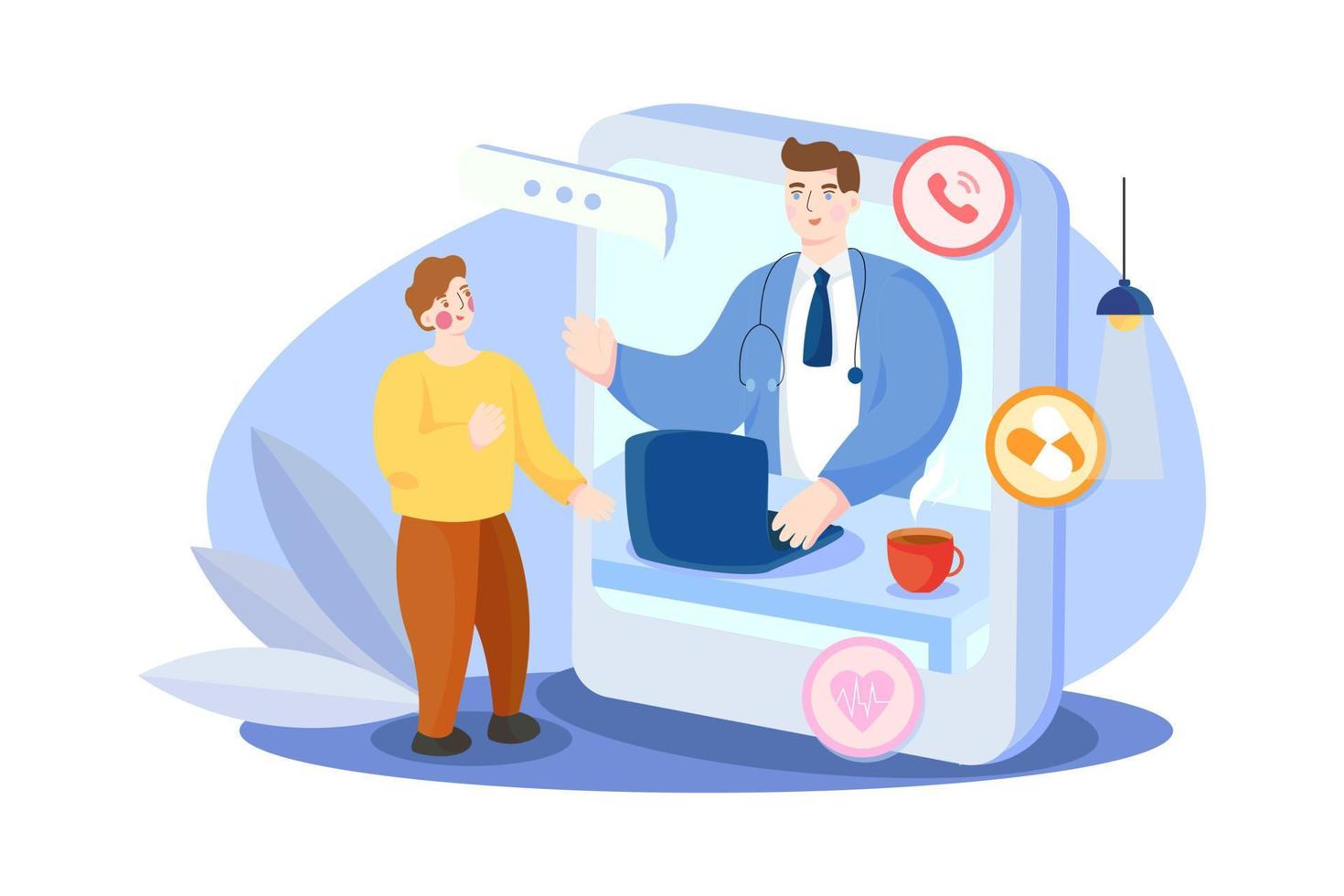 Employee Medical Insurance concept vector