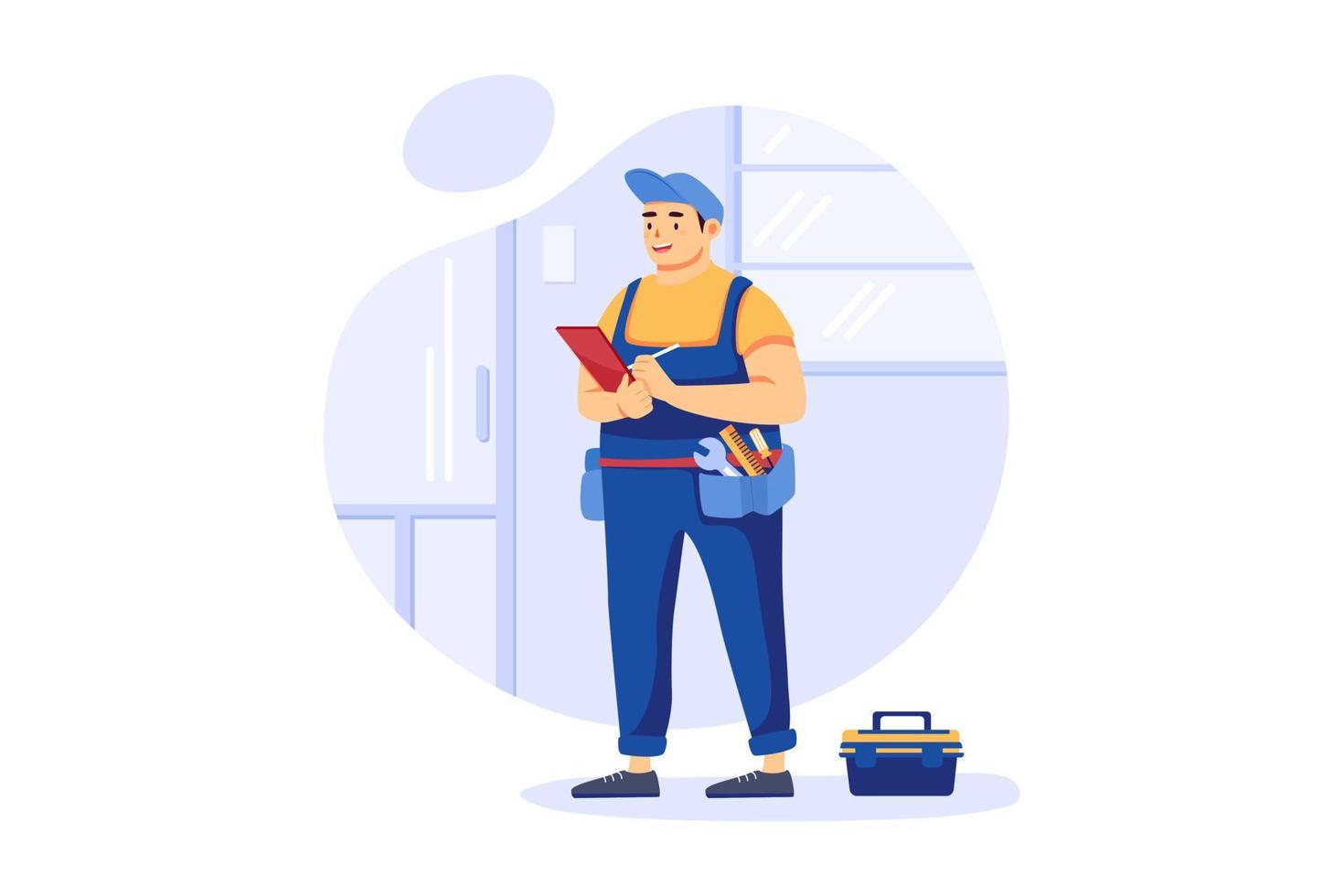 Home Maintenance Installation concept vector