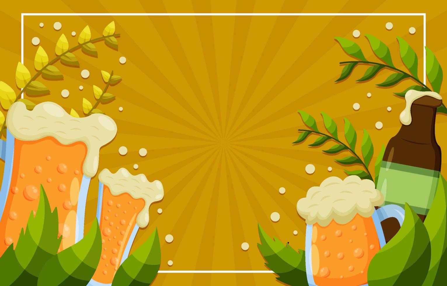 Happy Beer Day Background vector