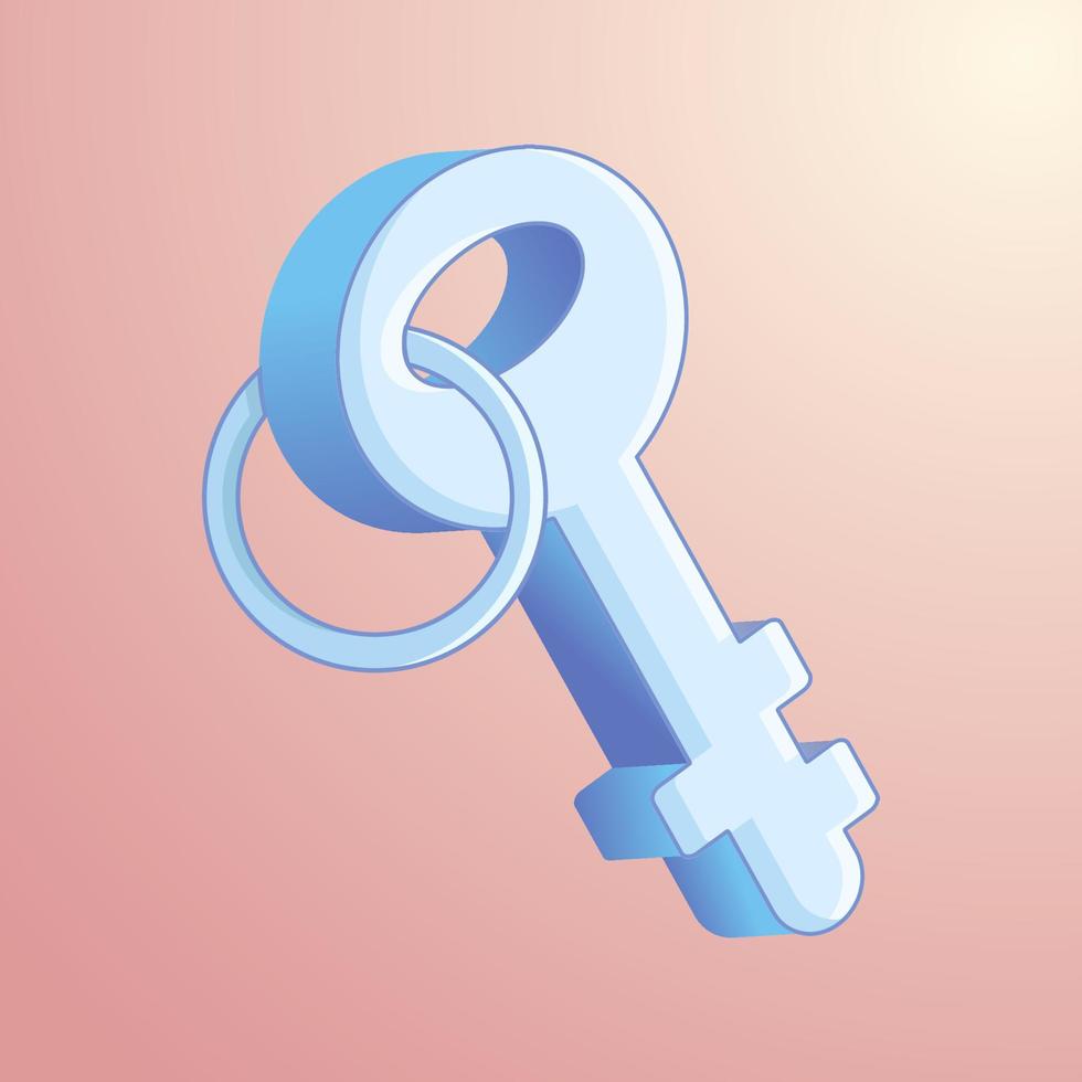 Key toys icon vector illustration design