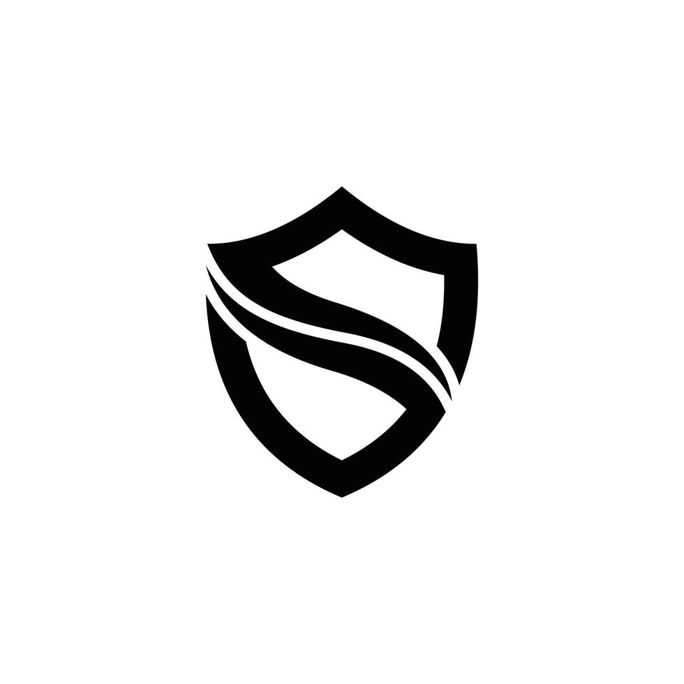 Letter S security logo technology for your company. vector