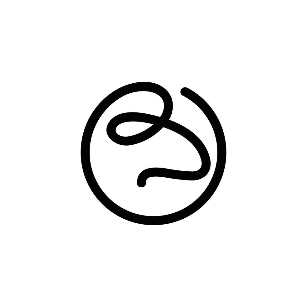 Concepto de diseño de logotipo de icono de vector de línea de cabra.