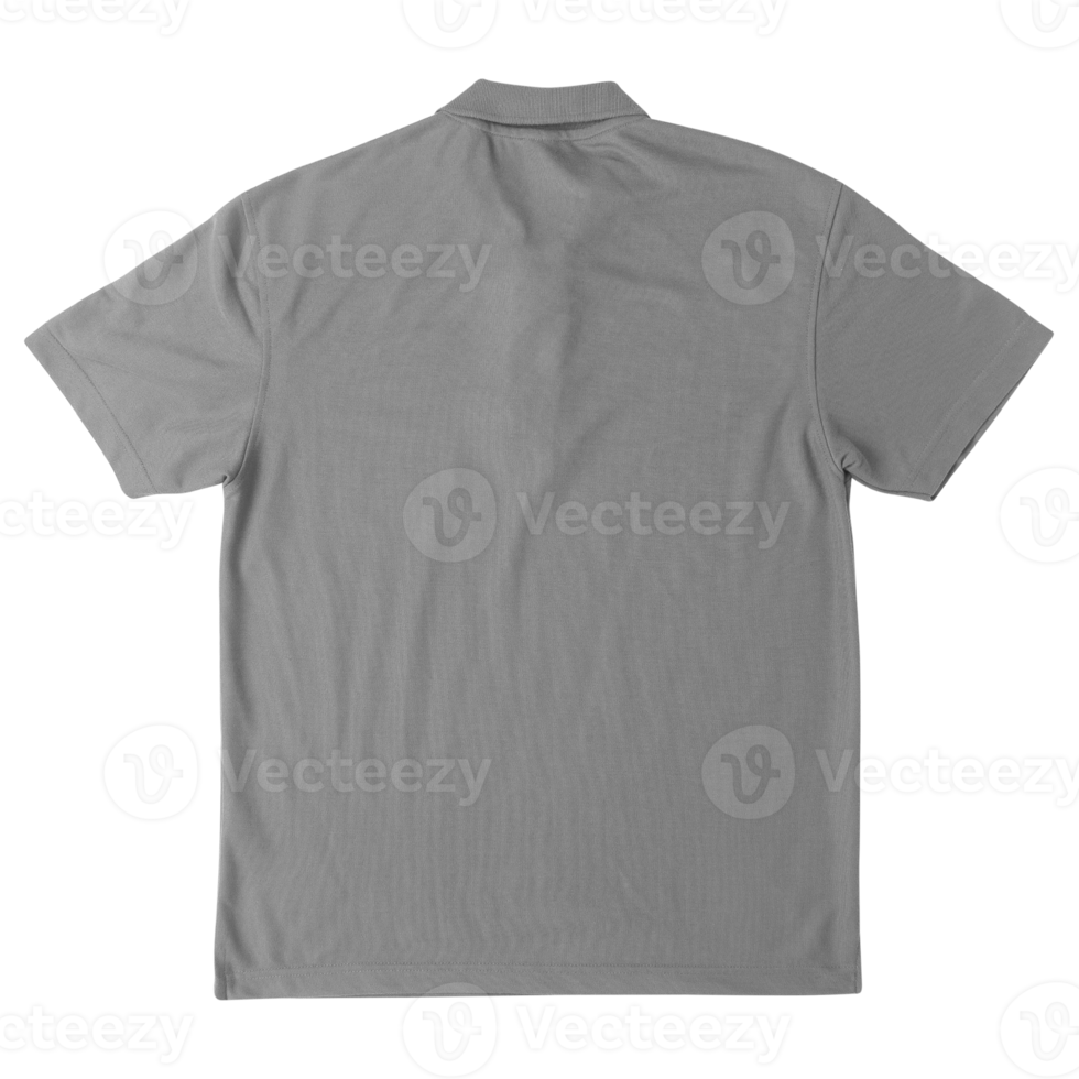 maquette de t-shirt polo gris png