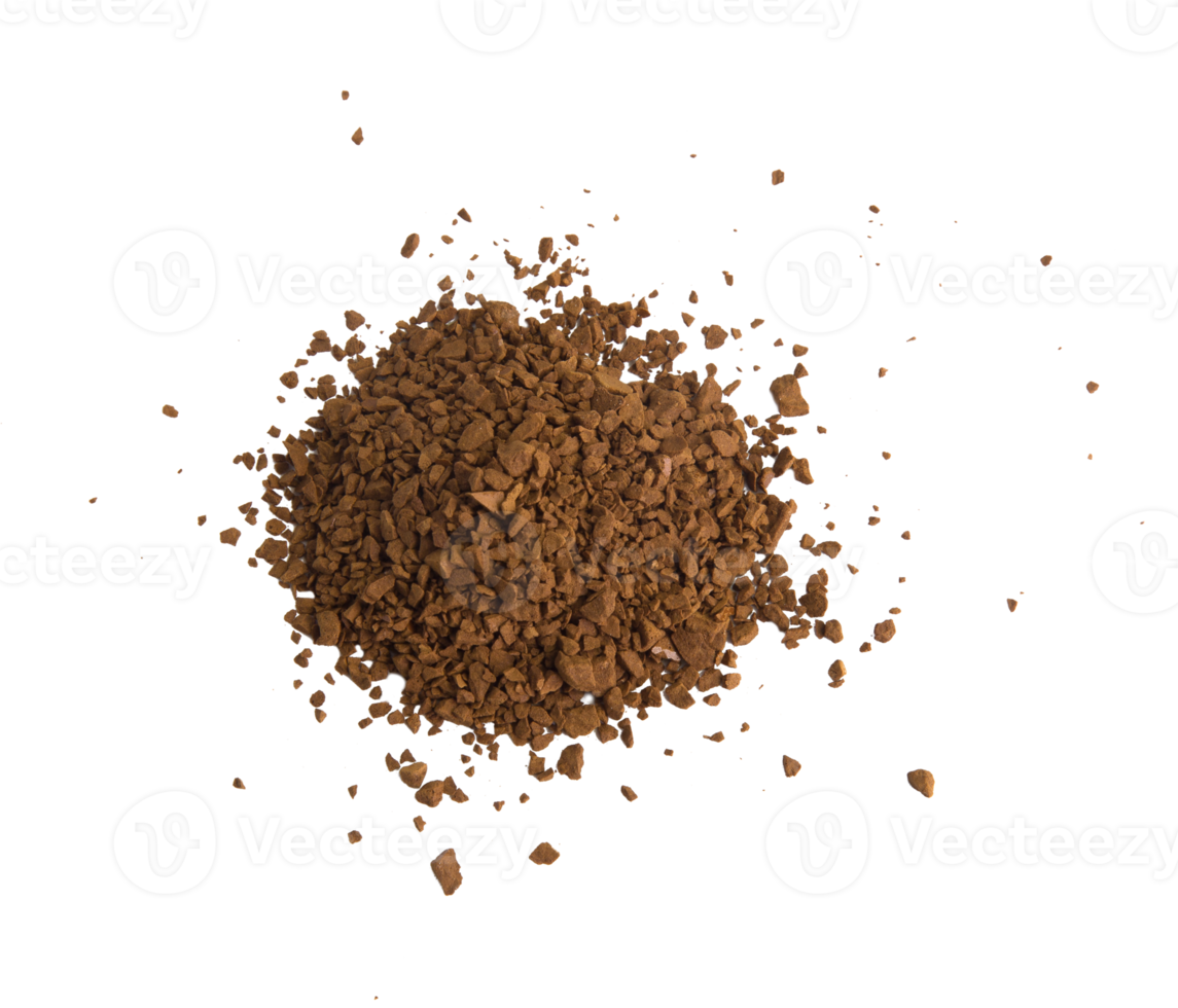 Coffee granules cutout, Png file