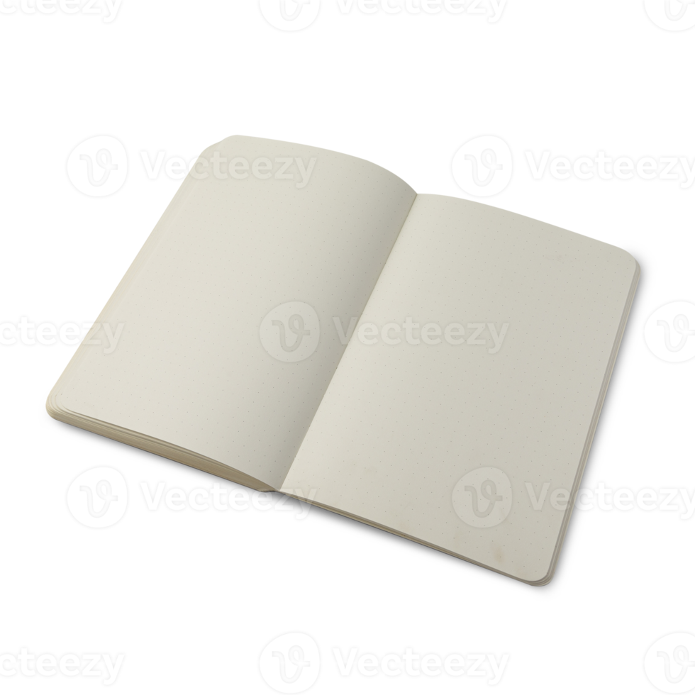Notebook mockup, cutout png
