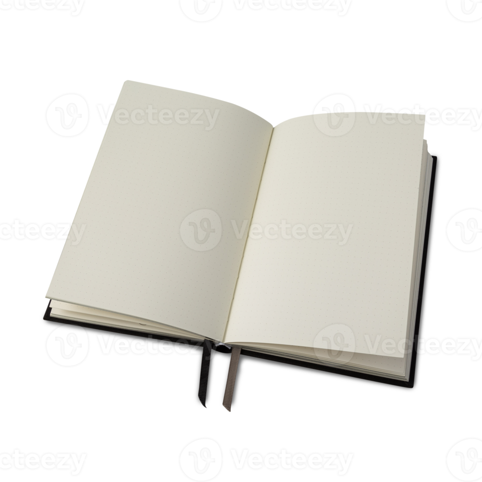 Notebook mockup, cutout png