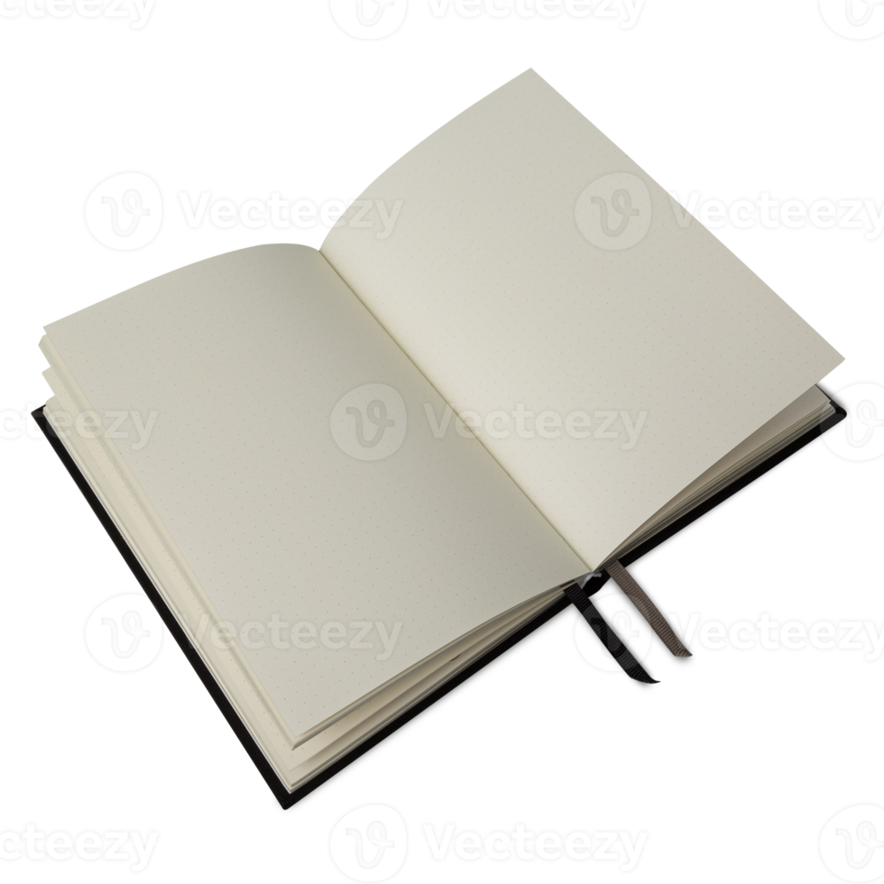 Notebook mockup, cutout png