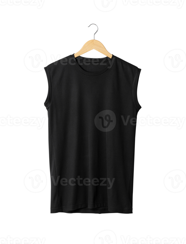 Black sport Tank top mockup hanging, Png file 8519651 PNG