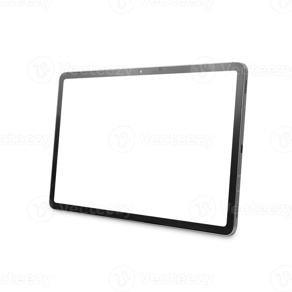 Tablet computer mockup, cutout png