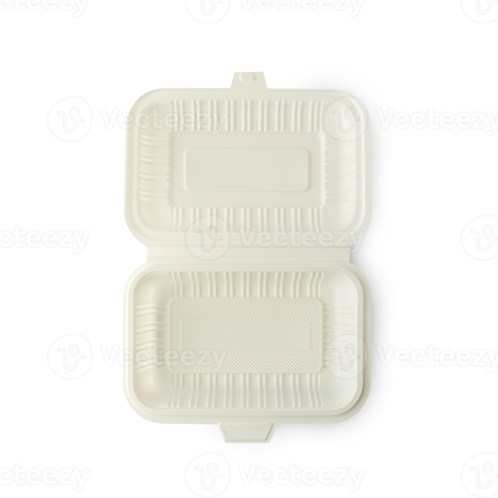 Biodegradable eco takeaway box cutout, Png file