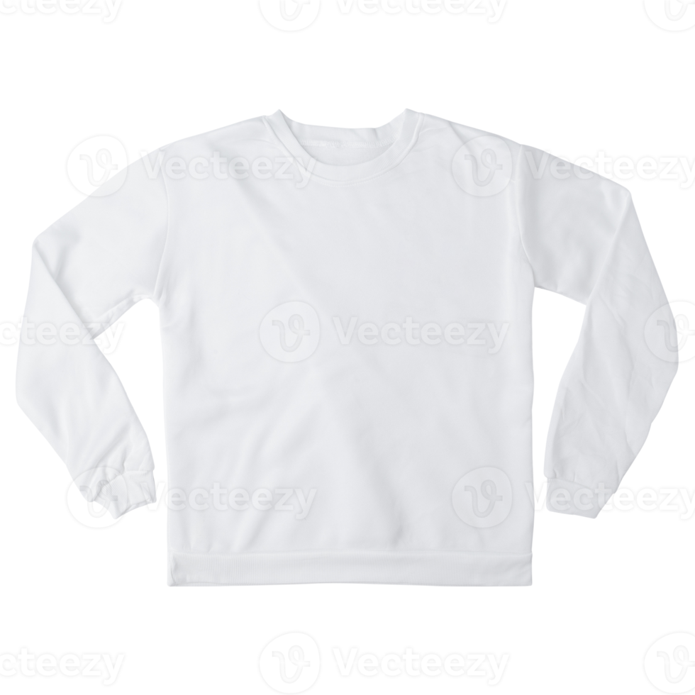 weißes Sweatshirt-Modell png