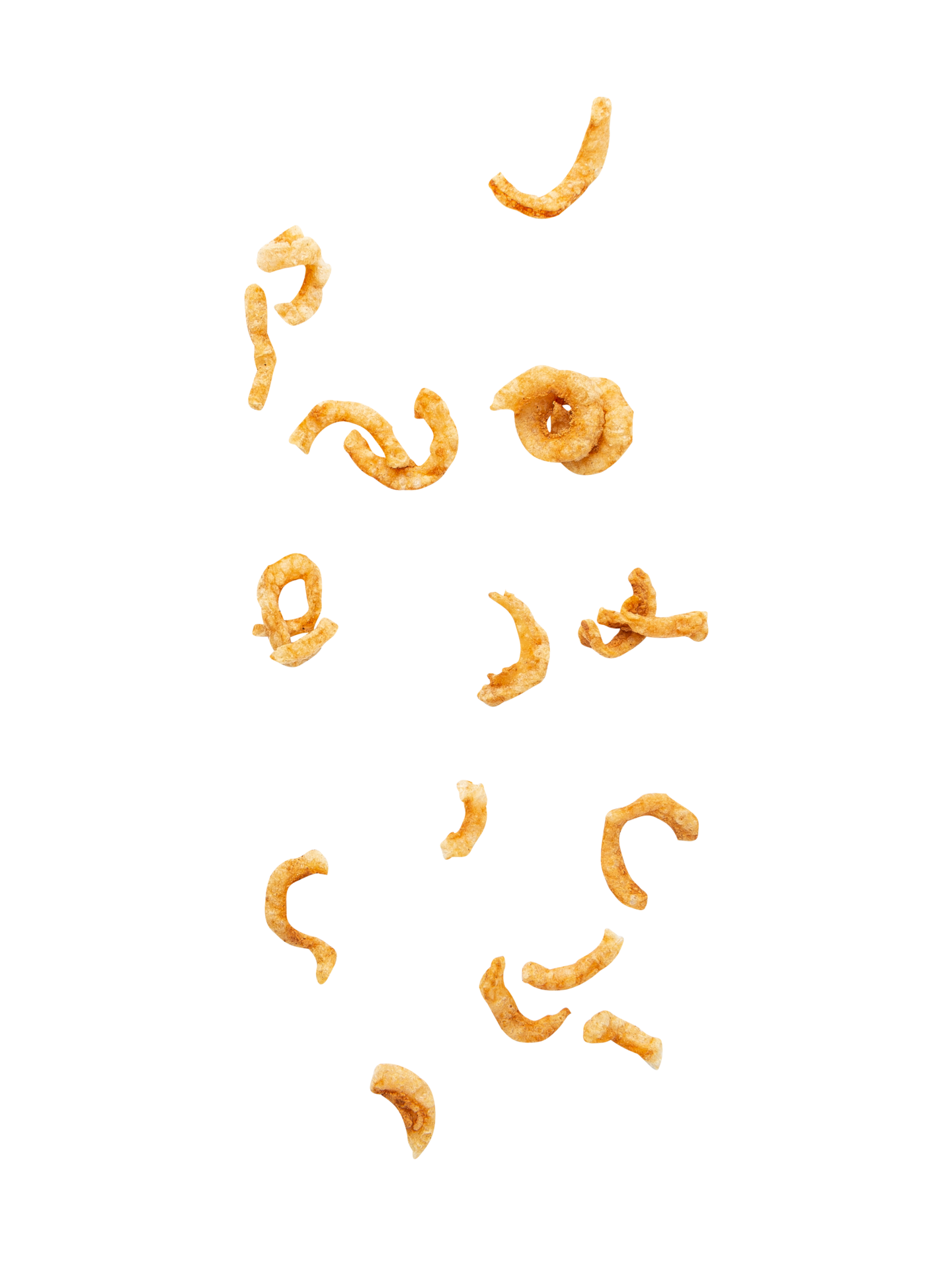 Falling crispy pork rinds cutout, Png file 8519768 PNG