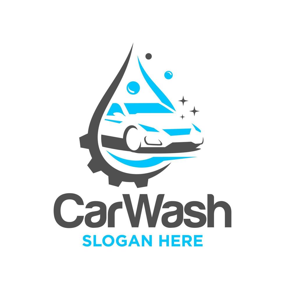 Car Wash Logo Design Vector Template